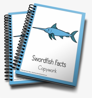 swordfish color and copywork - minecraft stationery