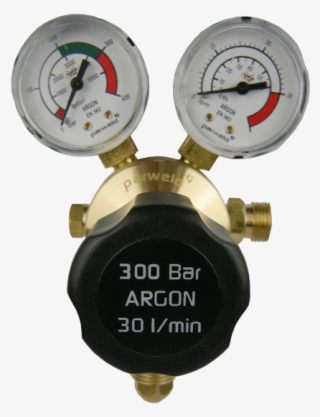 Regulator 300 Bar Single Stage 2 Gauge Argon - Parweld Argon Regulator