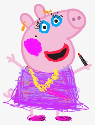 Peppa In Her Makeover - Cartoon
