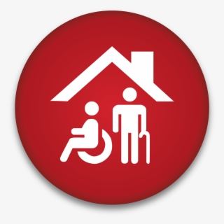 nursing home transport - server circle icon