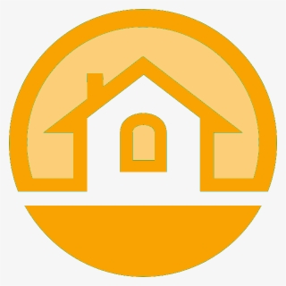 Orange Home Icons For Website - Logo De Casa Png
