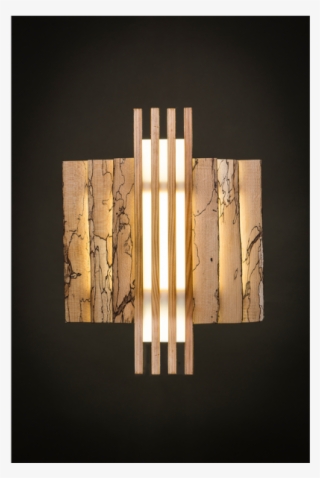 Deep Green Woodworks Spalted Wall Sconce - Plywood