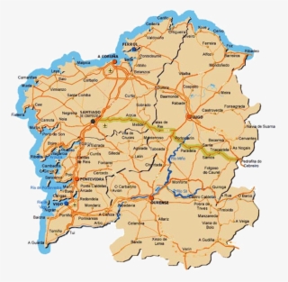 Mapa De Galicia Carreteras 2016