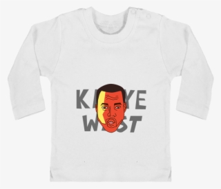 T-shirt Bébé Manches Longues Boutons Pression Kanye - Active Shirt