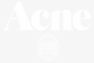 Founded In 1996 At Stockholm, Sweden, Acne Started - Acne Logo White Png