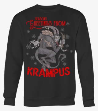 Viking Apparel, Greetings From Krampus - Long-sleeved T-shirt