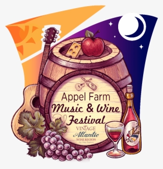 Logo For Appel Farm Music And Wine Festival - Illustration