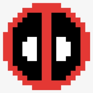 Free Stamp - Deadpool Logo Pixel Art