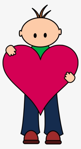 Free Valentine's Day Digital Stamp - Png Boy And Heart