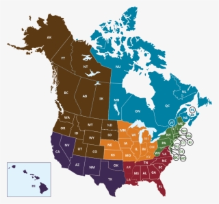 Map Key - Map Of Christianity In North America