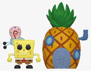 Spongebob Squarepants With Pineapple House Pop Town - Funko