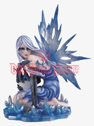 Ice Dragon Fairy Statue - Ice Fairy
