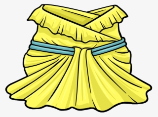 Buttercup Ball Gown - Yellow Clothe Club Penguin