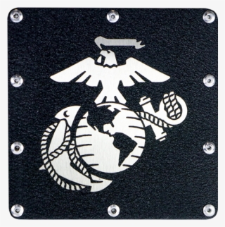 Ega Hitch Cover - Marine Corps Logo Black