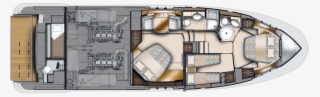 34 20150824125130 Azimut Flybridge 54 Lower-deck - Azimut Atlantis 34 Interior