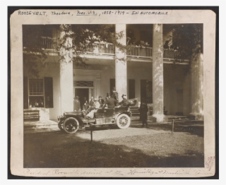 Theodore Roosevelt Arriving At The Hermitage - Vintage Car