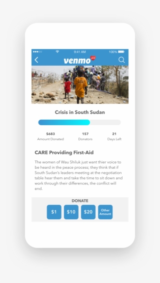 Donate Screen - Website