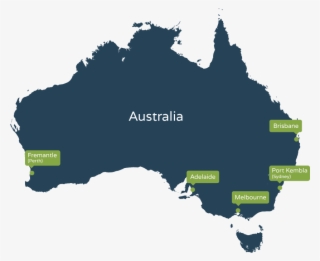 Ports We Ship To In Australia - Australian Super Rugby Map