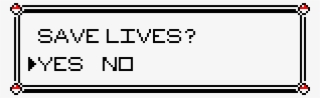 Pokemon Dialog Box - Pokemon Buried Alive Game Over