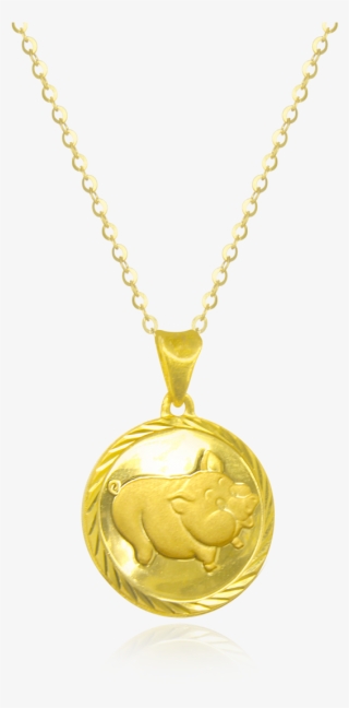 Pua Necklace By Oro China Jewelry - Gold Pendant