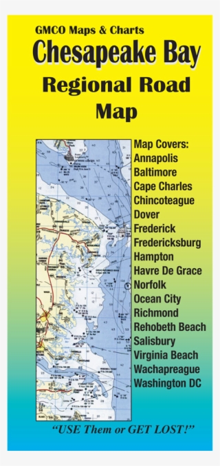 Chesapeake Bay Regional Road Map - Poster