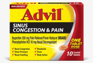 sinus congestion pain3 - advil severe cold and sinus