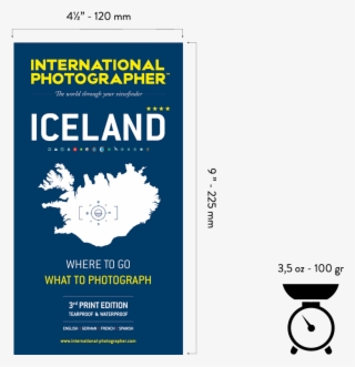 Tearproof And Waterproof Paper - Iceland Map