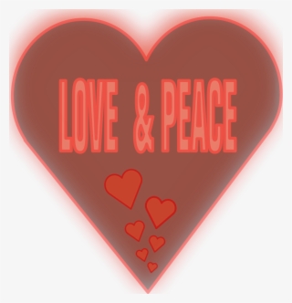 Free Love And Peace In A Heart - Peace And Love In Valentines Day