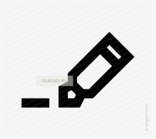 Vector Icon Of Pen Drawing Line - Small Edit Icon Png