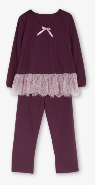vivian pyjama burgundy - pajamas