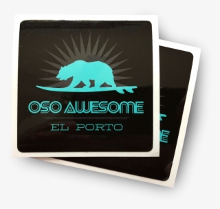 Oso Awesome Sticker - Grizzly Bear