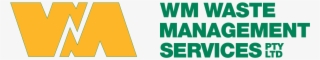wm waste management - graphic design