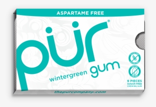 Pur Wintergreen Gum, Non-gmo - Banner