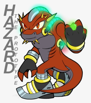 Hazard The Prototype - Biolizard Mobian