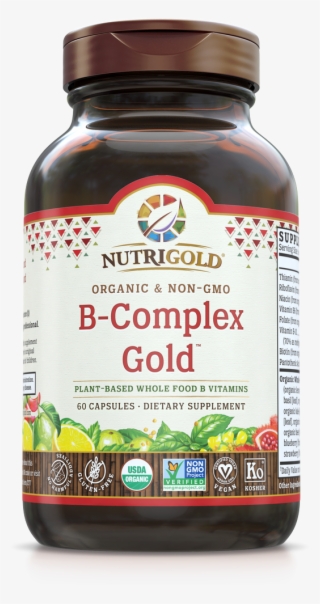 Nutrigold Vitamin B Complex, Plant Based, Whole Food - Nutrigold Vitamin D3 Gold