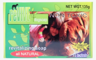 revive dog soap - flyer