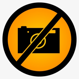 Do Not Take Photos A Ban On Taking Pictures Yellow - No Camera Clipart