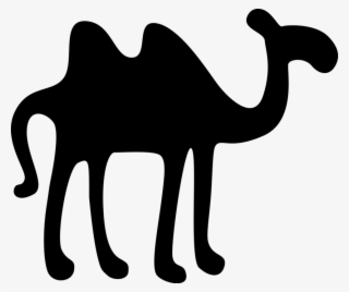 Vector Illustration Of Beast Of Burden Camel Dromedary - Arabian Camel