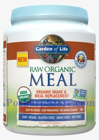 Garden Of Life Raw Protein Transparent Background - Garden Of Life Raw Meal