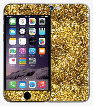 Iphone 6 & 6s Gold Sparkle - Ecran Allume I Phone