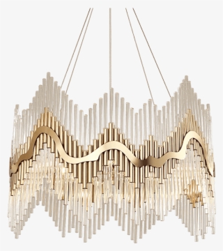 Indian Poly Resin Crystal Chandelier - Chandelier