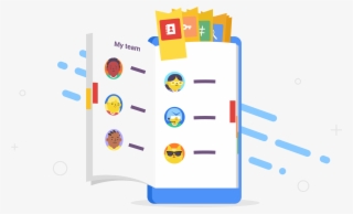 Stay Organized With Teambook At Your Fingertips - Illustration