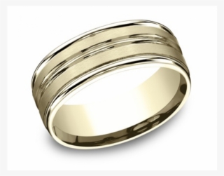 Broad Wedding Band - Wedding Ring Two Tone