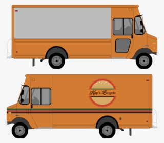 Kay's Burgers Truck & Packing Mock-ups - Food Truck Design