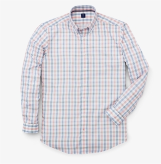 Stretch Twill Woven Tattersall Shirt - Long-sleeved T-shirt