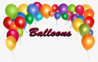 Balloons Download Png - Clear Background Birthday Balloons Clipart