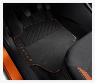 Premium Textile Floormat Orange - Car Seat Cover