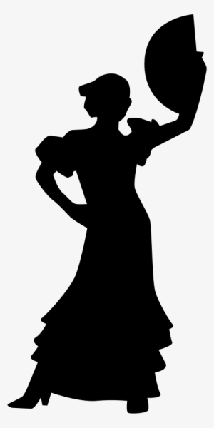 Flamenco Woman Female Silhouette Dancing Comments - Flamenco Dress Sillohette
