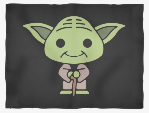 Star Wars Yoda Baby Blanket - Yoda Cartoon