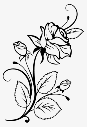 Rose *vector* - Imagens De Rosas Para Desenhar
